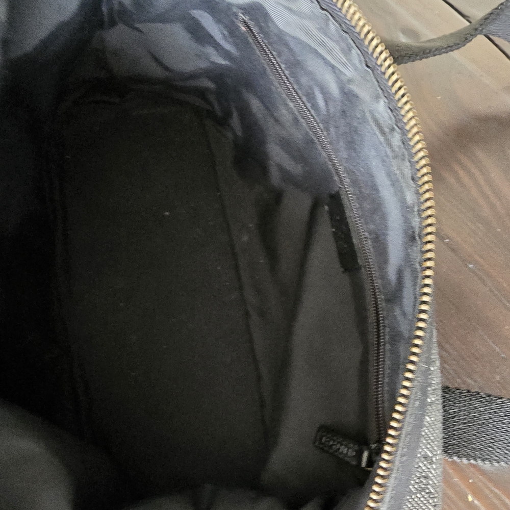 Gucci Black and Gray Monogram Bag - Picture 3 of 5